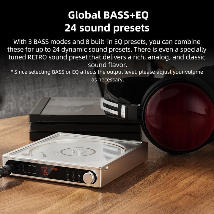 FiiO DM15 CD-Player mit 24Bit R2R DAC (Weiss), weiss