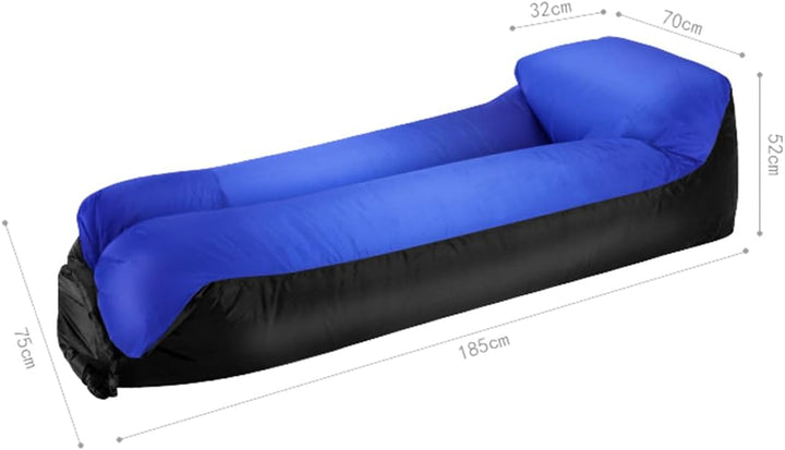 WANGCL Aufblasbares Sofa, tragbares Campingsofa, 240 x 75 cm, für Camping, Hinterhof, Pool, Strandpa