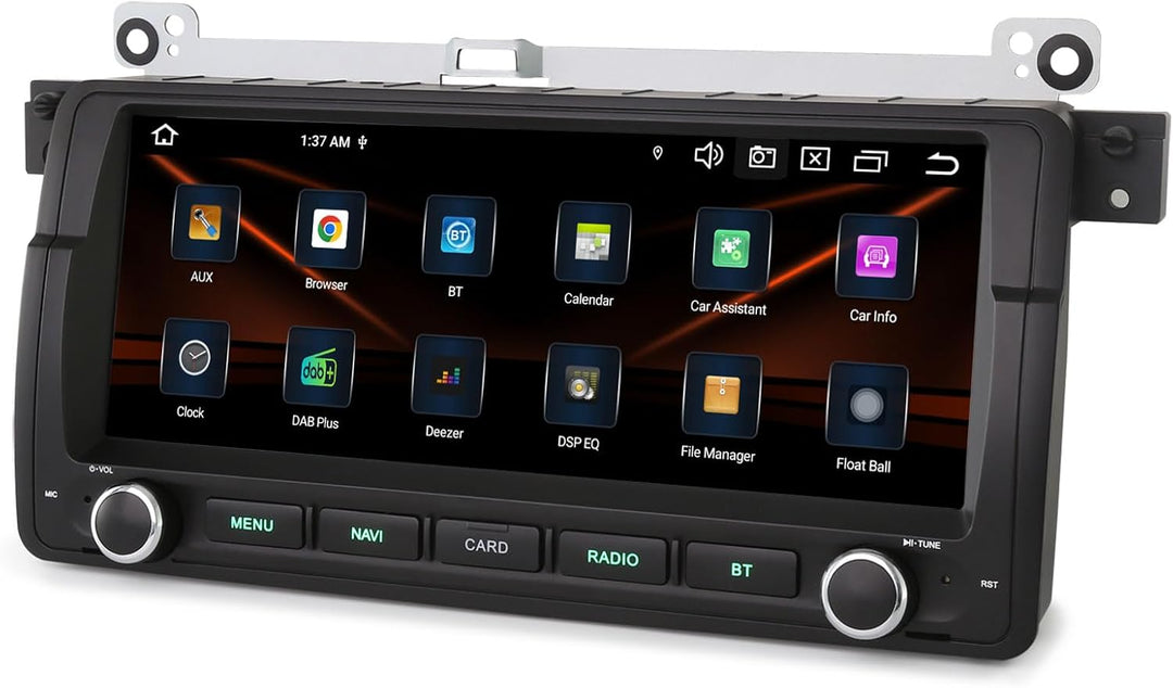 ERISIN 8-Kern 4GB+64GB 8,8 Zoll Android 16 Autoradio Bluetooth GPS Navigation für BMW 3er E46 318 32