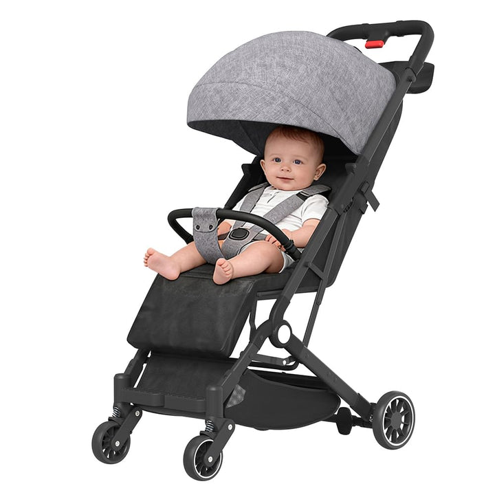 Kinderbuggy, Kinderwagen mit Sonnenschirm, Kinderwagen Zusammenklappbar, Buggy mit Liegefunktion, Ka