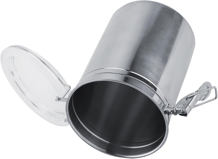 Kaffeebohnen Behälter, 1800ml Kaffeebohnen Aufbewahrung Edelstahl, Kaffeedose Für Gemahlenen Kaffee,