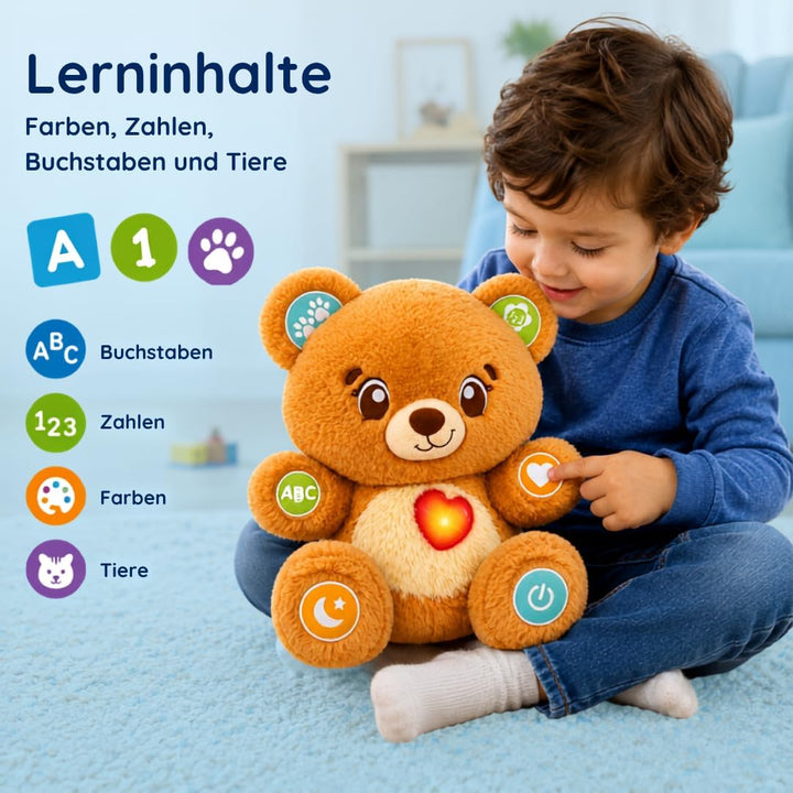 VTech Baby Spielspass-Bärchen – interaktiver Lern- &amp; Kuschelbär ab 1 Jahr