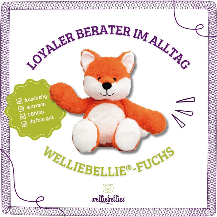 Wärmekuscheltier Fuchs gross 25cm für Mikrowelle Backofen