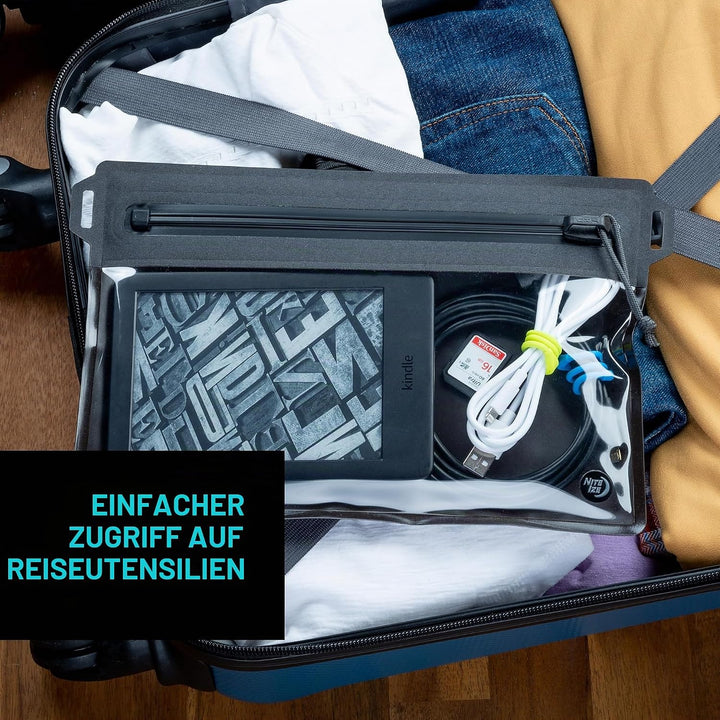 Nite Ize Runoff wasserdichte Reisetasche mit TRU Reissverschluss, Touchscreen-freundlich, 100% wasse