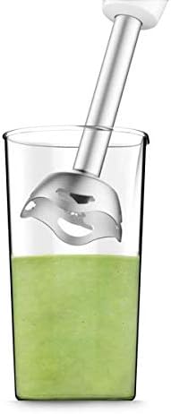 Moulinex Easychef Stabmixer 2-in-1, 450 W Leistung, obust, robust, Zelkrom Klingen, 800 ml Becher un