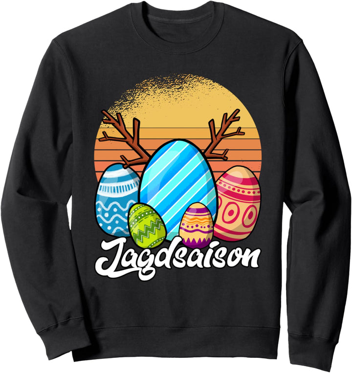 Ostereier Jagdsaison Ostergeschenke Kinder Oster Vintage Sweatshirt