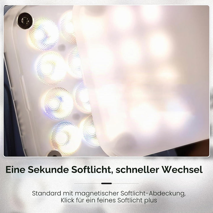 Nanlite Pico Tragbares LED-Fülllicht – Vollfarb-RGB, Snap-On-Aufsatz für Telefon-/Kamera-Fotografie,