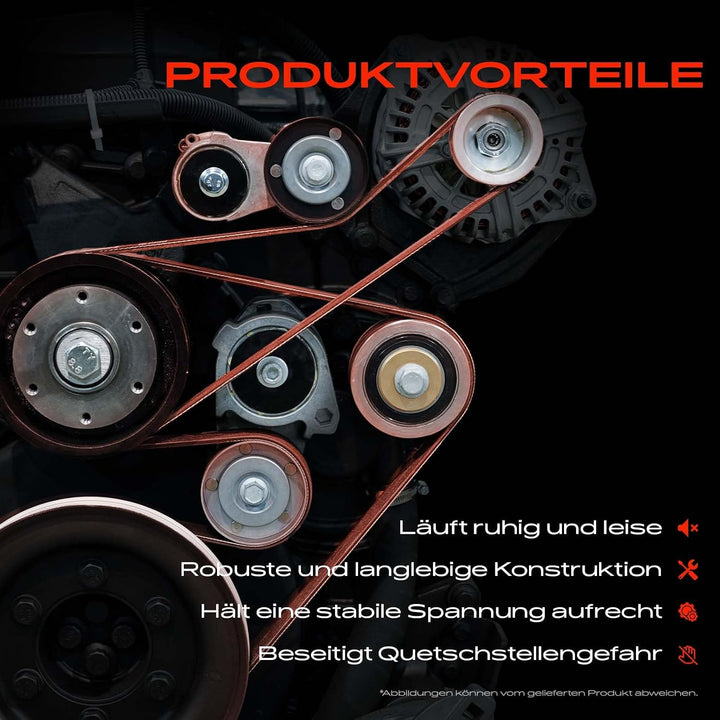 Frankberg Spannrolle Riemenspanner für PT Cruiser PT Sebring JR Stratus JA Voyager IV RG 2.0L 2.4L 1