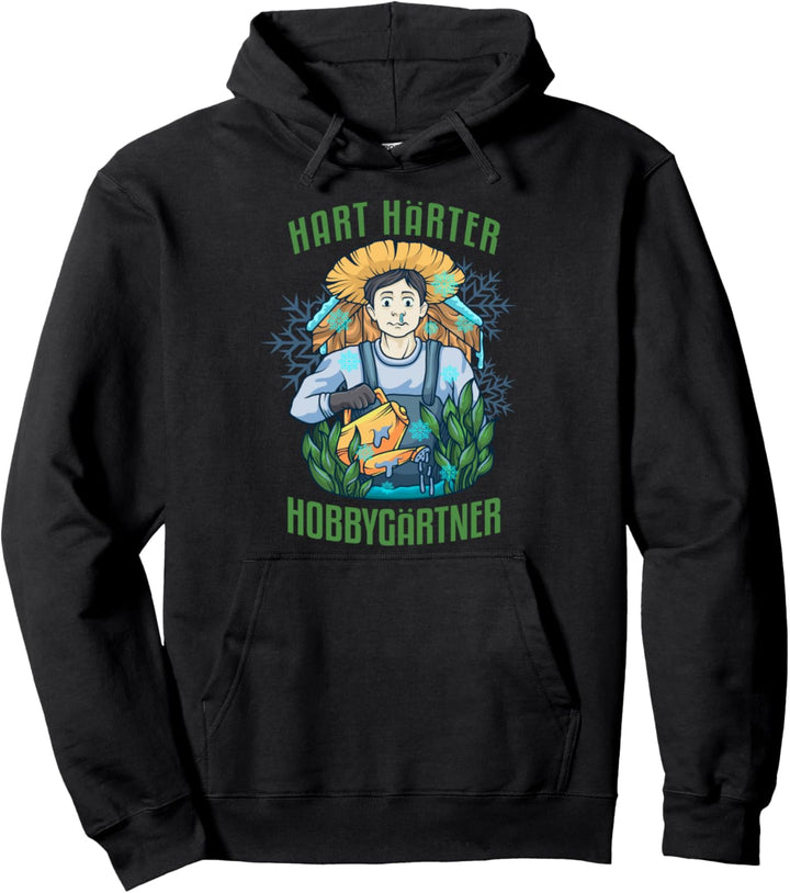 Lustig Garten Winter Hart Härter Hobbygärtner Gärtner Beet Pullover Hoodie