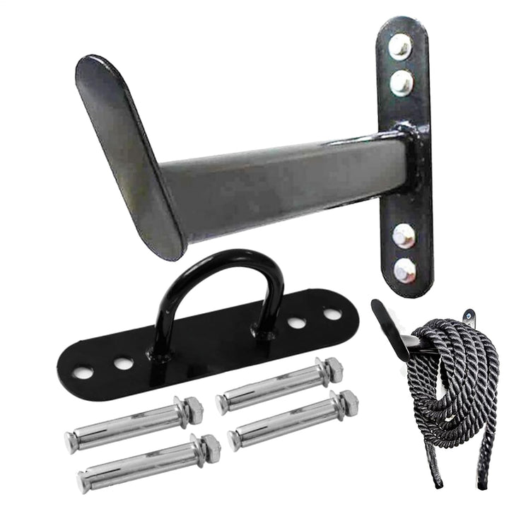 Battle Rope Wandhalterung Kit, Heavy Duty Seil Haken, Battle Rope Storage Rack, Gym Wandhalterung Ha