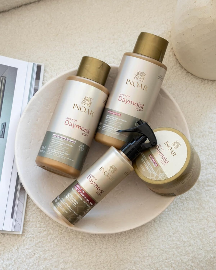 Inoar Daymoist Shampoo und Conditioner, Keratin Glättung, 1 Pack