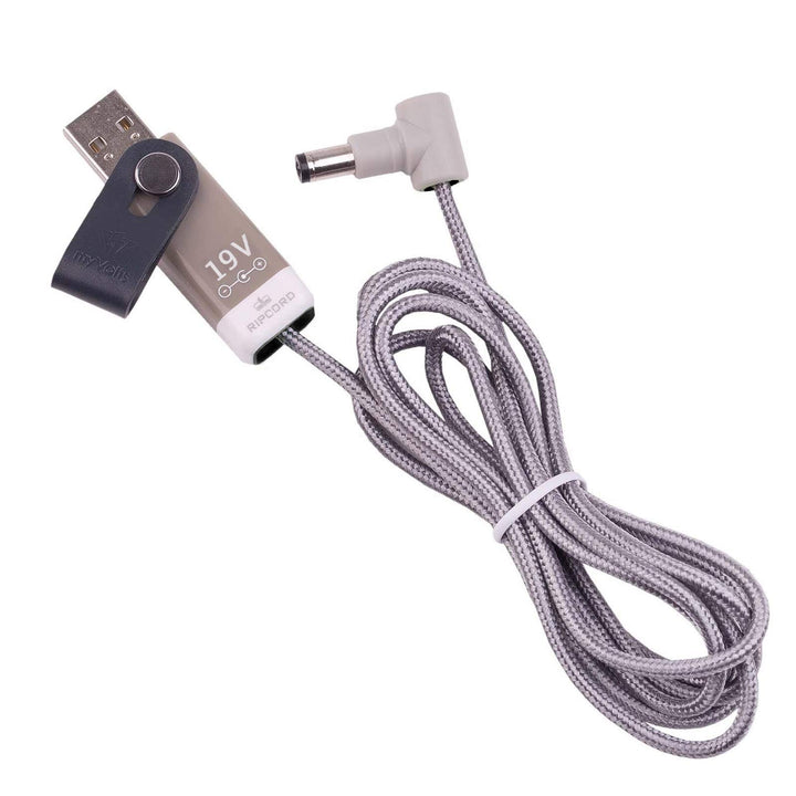 myVolts Ripcord-USB-Ladekabel mit 19V DC Ausgangsstecker kompatibel mit Akai MPC One Retro Sampling