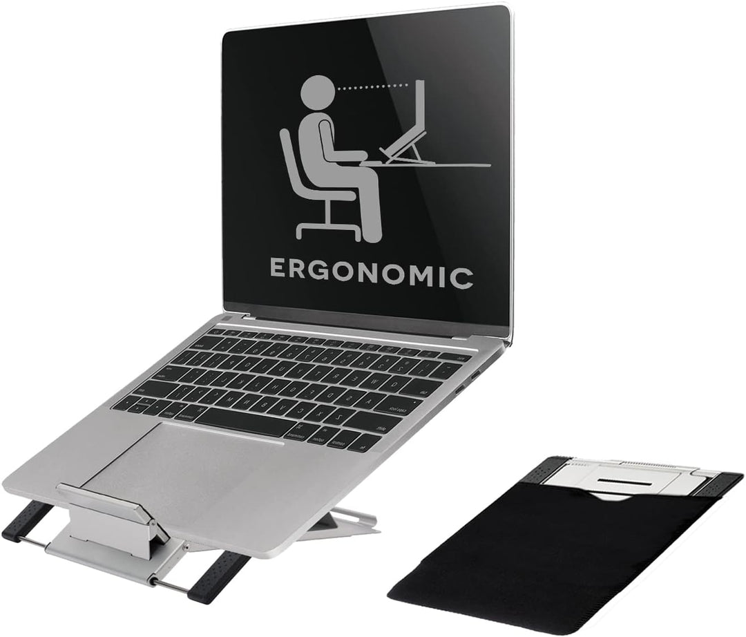 Newstar NSLS100 Mobile Version Laptopstand silber Silber Laptop- und Tablet-Ständer, Silber Laptop-