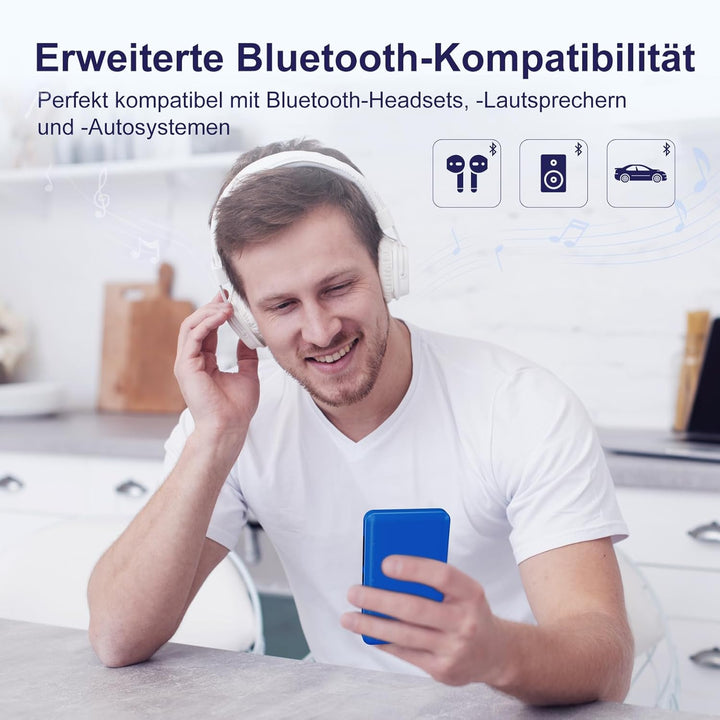 80GB MP3 Player with Bluetooth, WLAN und 4 Inch Touchscreen, Blue, Blue