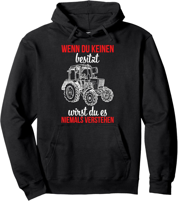 Belarus Bauer Trecker Landwirt Traktor Pullover Hoodie