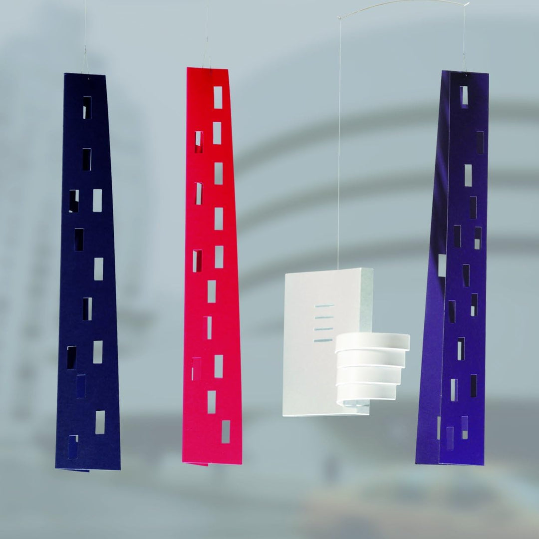 Flensted f434 Guggenheim New York Mobiles, Folie, Mehrfarbig, 50cm ,