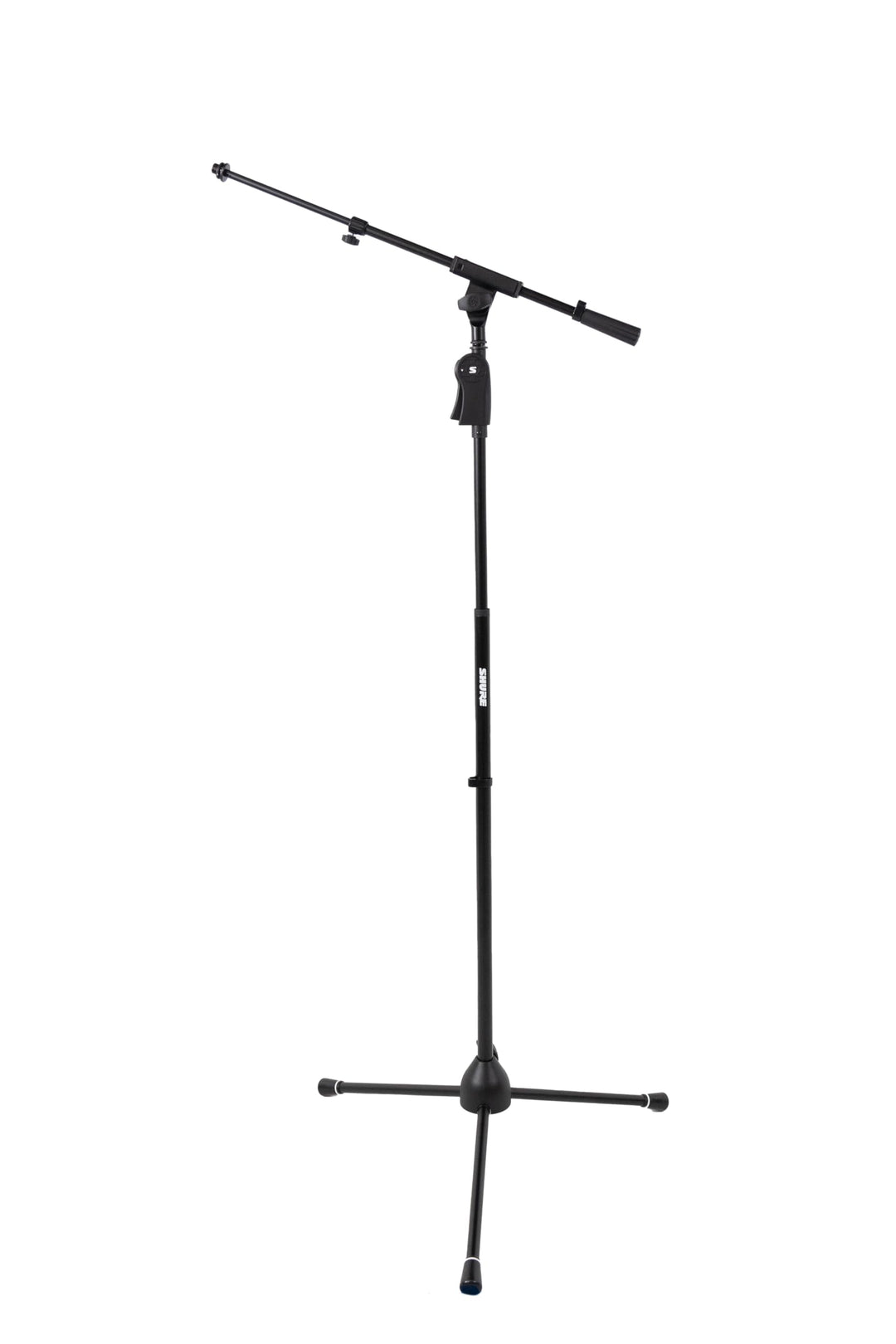 Shure by Gator Höhenverstellbarer Deluxe-Mikrofonständer mit Dreibein-Sockel und Teleskop-Galgenarm,