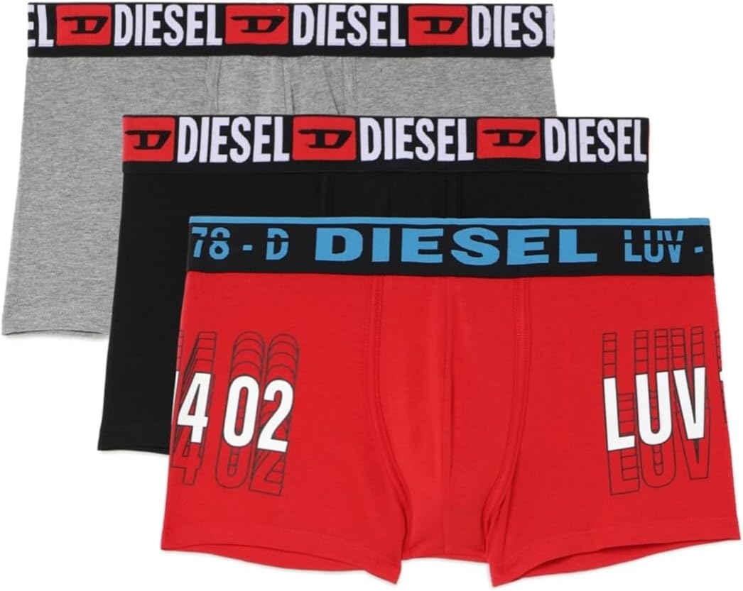 Diesel Herren UMBX-damienthreepack Boxershorts (3er Pack) M E5326-0ddai, M E5326-0ddai