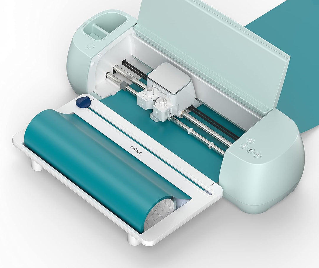 Cricut 2009039, Silber, Roll Holder for Explore 3 and Maker 3 &amp; Schneidematte Bundle mit Schneidemat