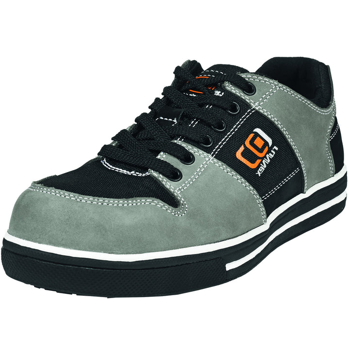 ruNNex 5240–36 Sicherheit Schuhe, Sportstar, DCF-S2, Grösse: 36, Grau/Schwarz 36 EU Grau Schwarz, 36