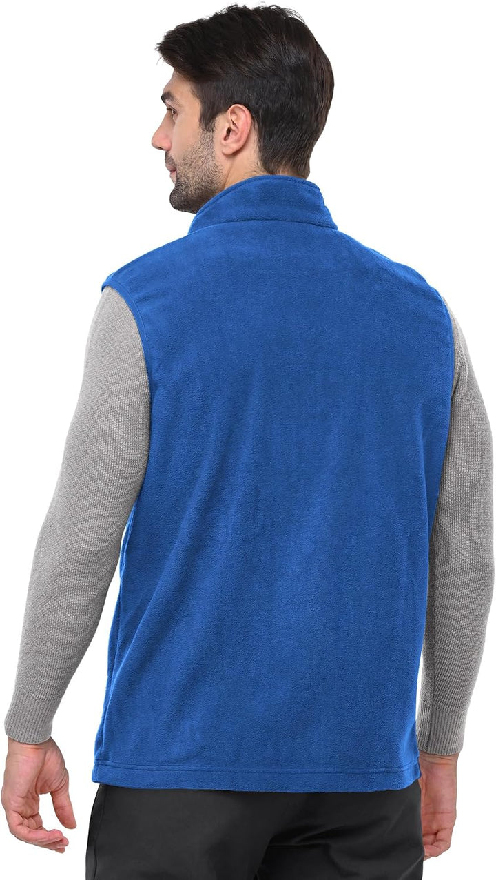 Fleece Weste Herren Leicht Ärmellose Fleeceweste Jacke Winddicht Warm Gefütterte Winterweste Arbeits