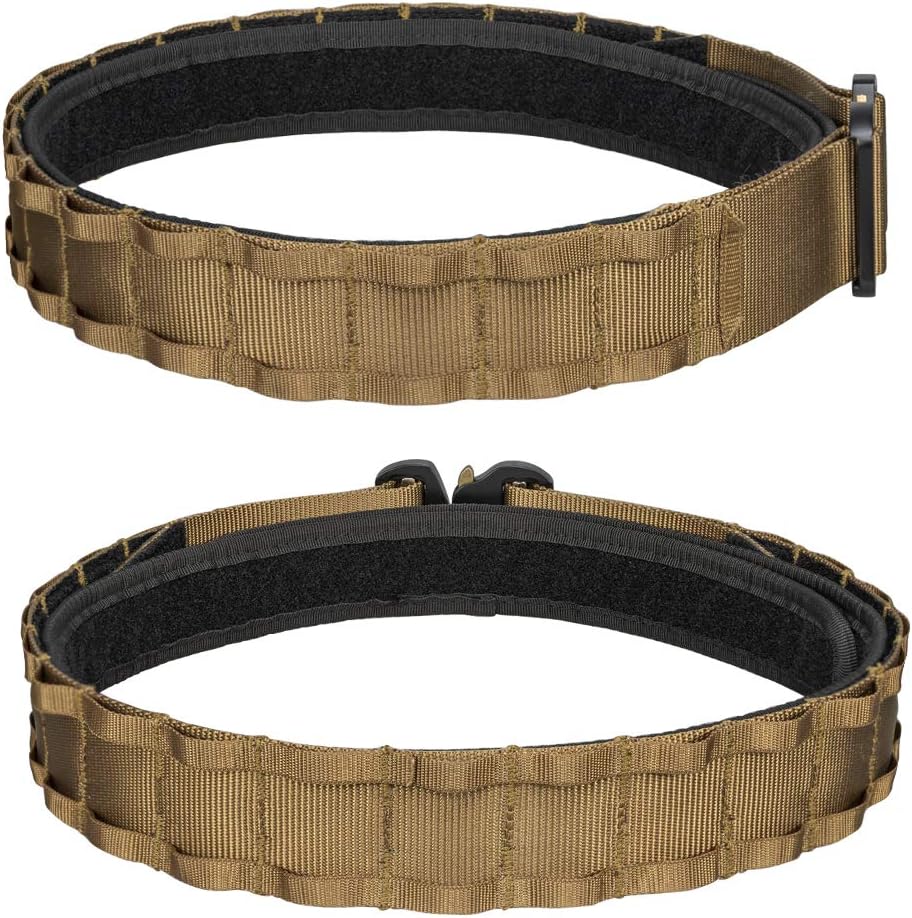 IDOGEAR 2 Zoll Taktischer Gürtel Combat Schnellverschlussschnalle Rigger Gürtel im Militärstil Molle