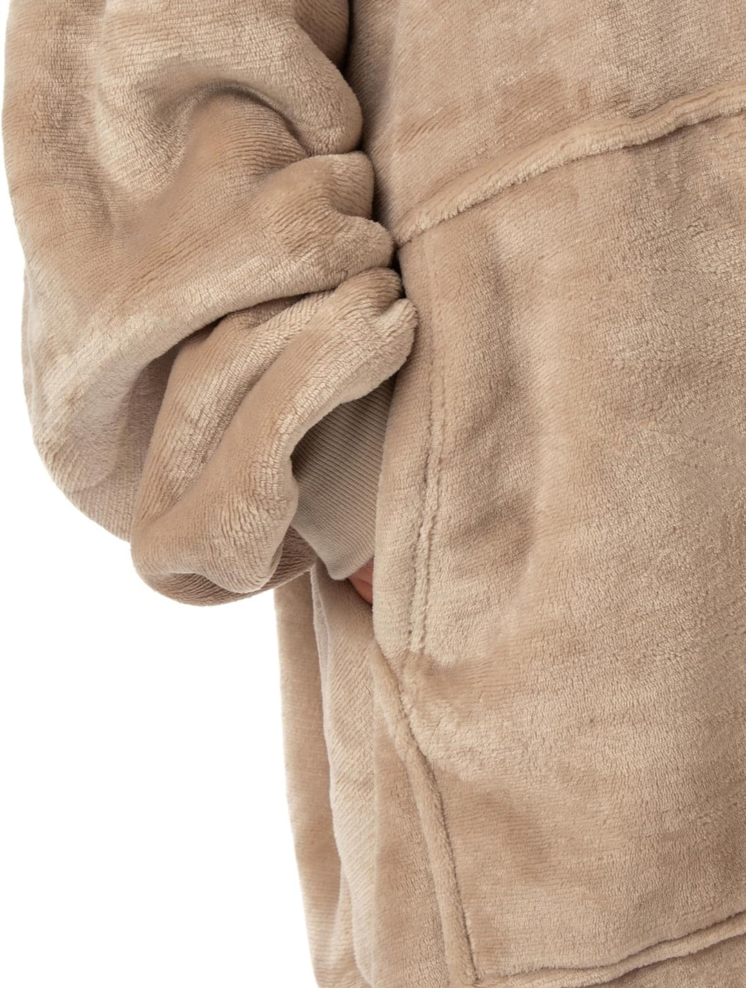 Pusheen Damen brauner bestickter Decken-Hoodie | Geniessen Sie gemütlichen Komfort Oodie | Einheitsg