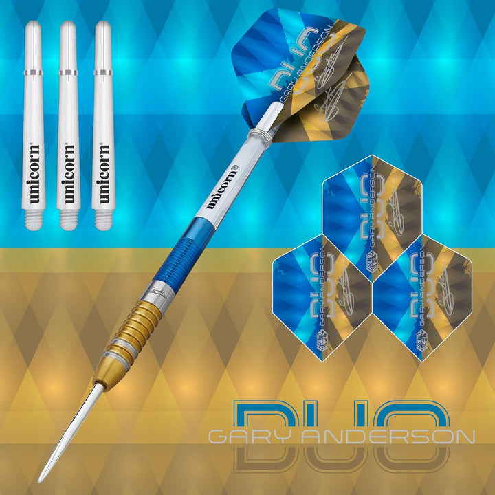 Unicorn Dart-Set | Gary The Flying Scotsman Anderson Duo | 21 g blau, 21 g blau