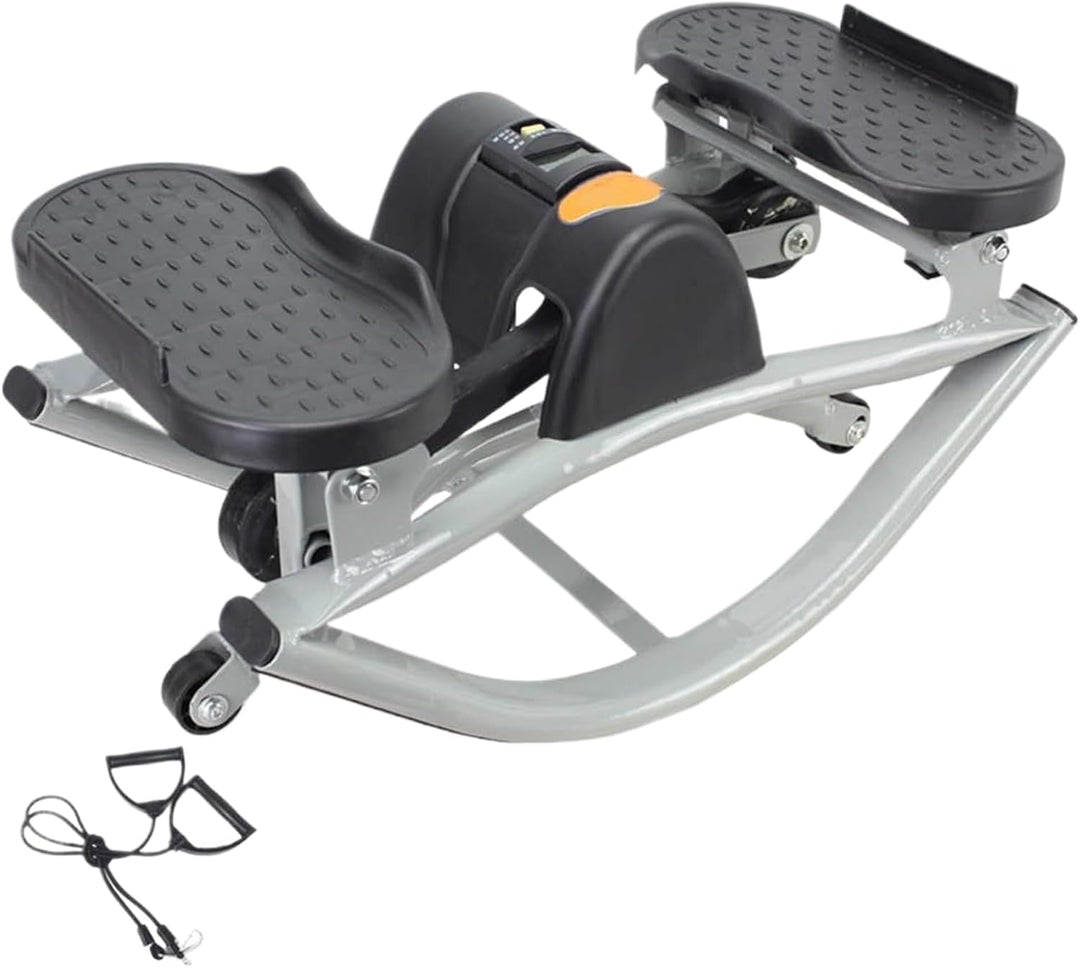Rock Stepper,Beine Po Bauch Training | Tragbar Kompakt Seitlich Beweglicher Stepper,Für Beine Po Bau