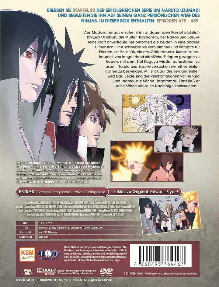 Naruto Shippuden - Die komplette Staffel 23 [3 DVDs], DVD