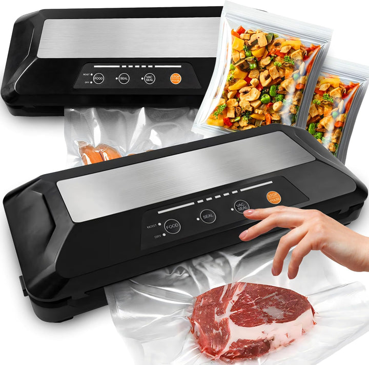 Retoo Vakuumierer, 60 kPa, Maximale Breite 30 cm, 110W, 5 Staubsaugerbeutel