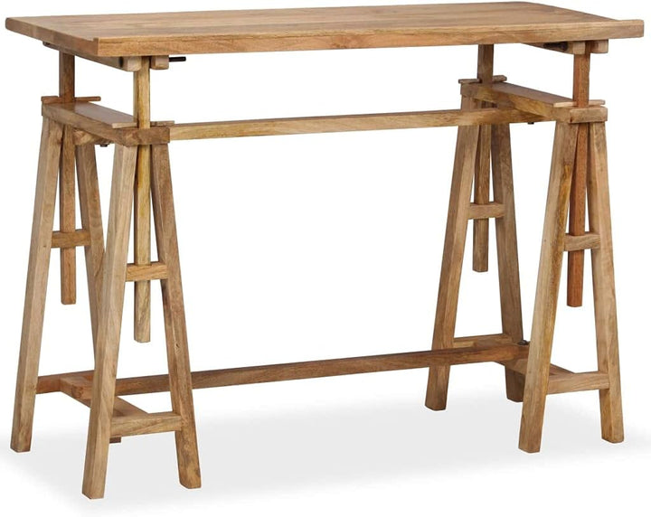 vidaXL Mangoholz Zeichentisch Architektentisch Schreibtisch