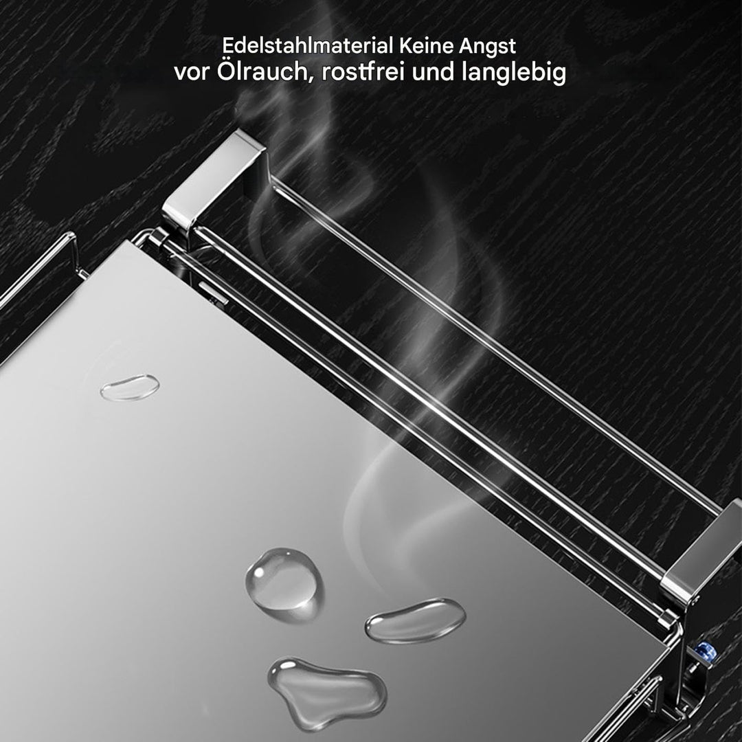 Generisch Arbeitsplatten-Erweiterung Für Küchen | Faltbarer Edelstahl-Küchenhelfertisch,Höhenverstel