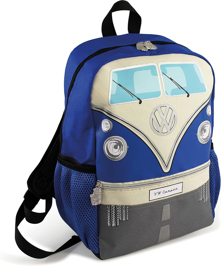 BRISA Unisex Kinder Kleiner Rucksack Kinderrucksack Blau, Blau