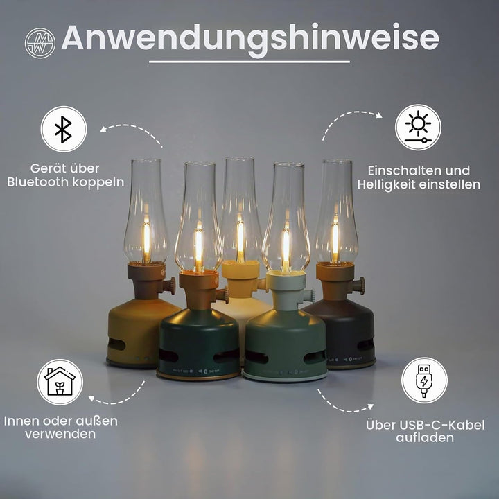 MoriMori Design-Leuchte mit Lautsprecher (corn-gold), Corn-gold