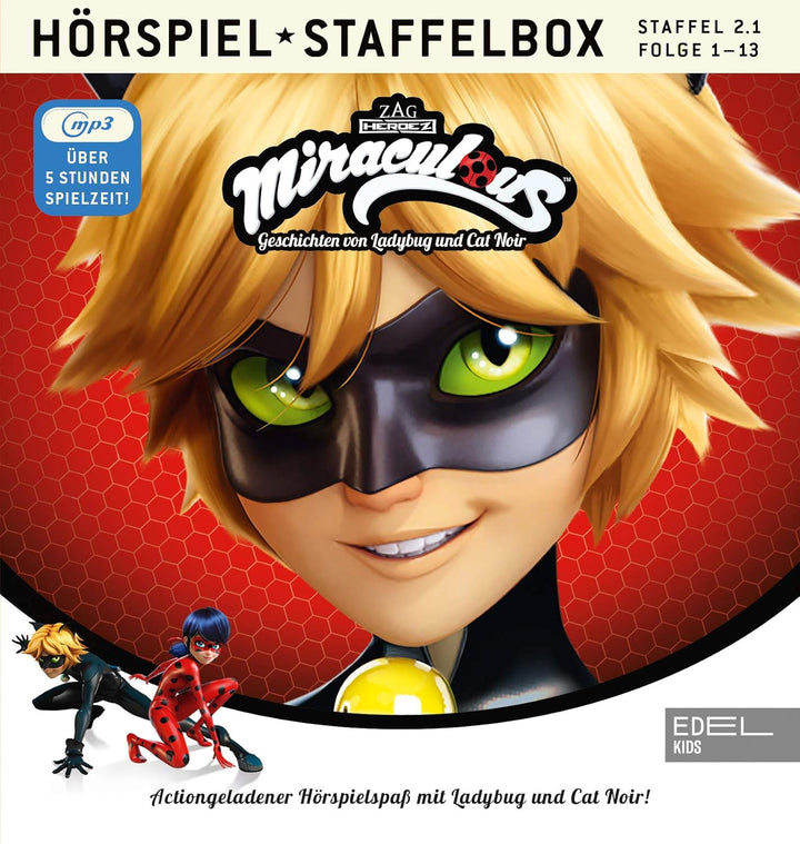 Miraculous - Geschichten von Ladybug &amp; Cat Noir - mp3-Staffelbox 2.1 - Das Original-Hörspiel zur TV-