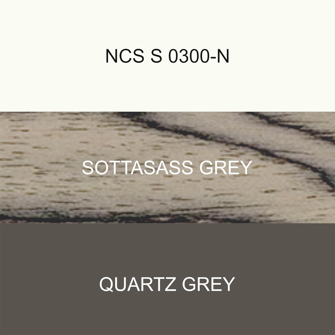 CalleaDesign - Mike Wanduhr 42 x 42 cm [Sottsass Grau, Weiss, Quarzgrau] Grau Sottsass, Grau Sottsas