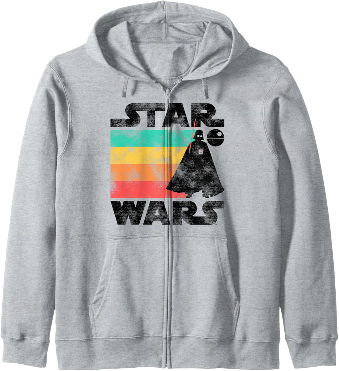 Star Wars Darth Vader Retro Stripes Baby Death Star Kapuzenjacke