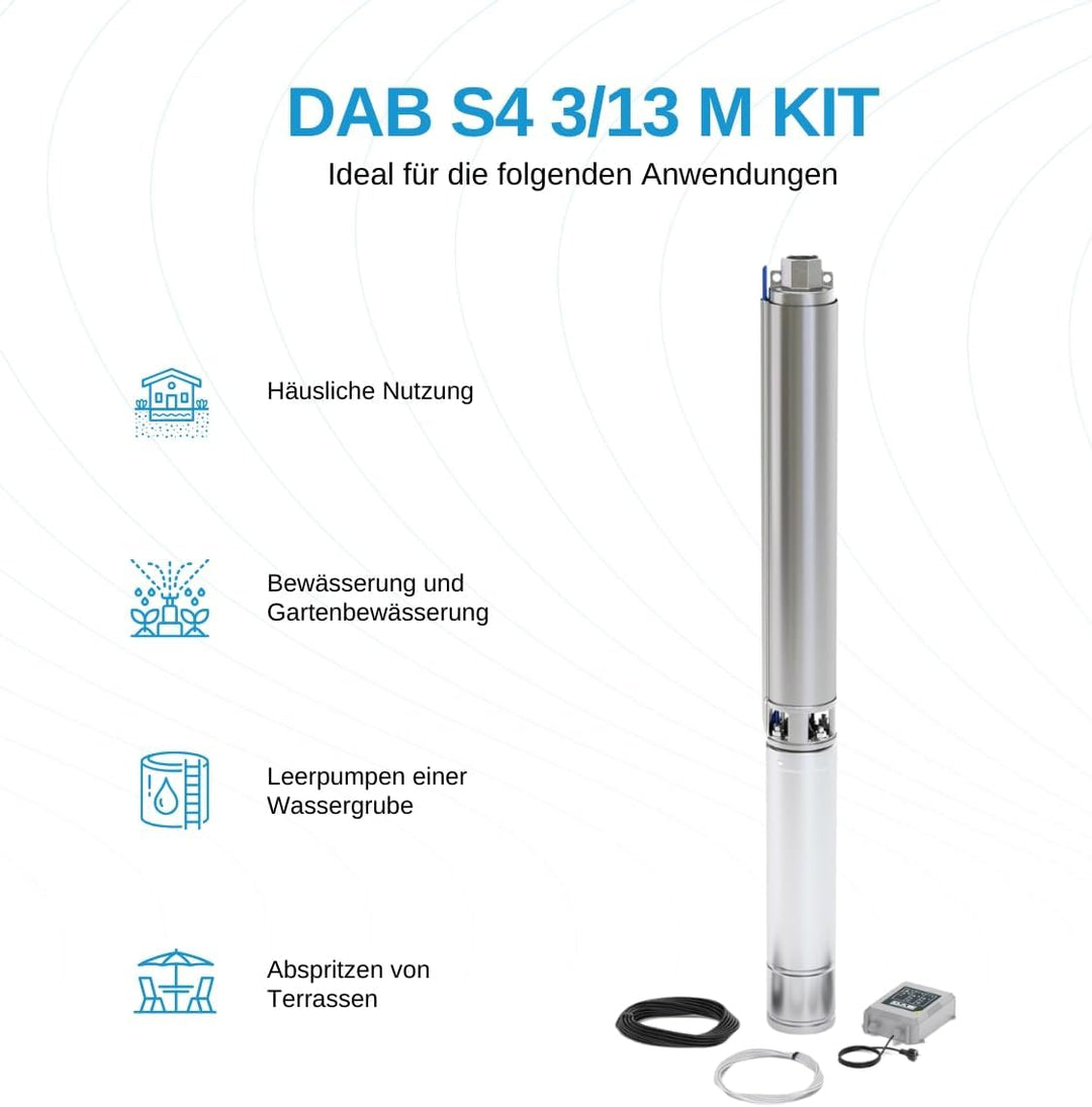 DAB S4 3/13 M KIT Brunnenpumpe
