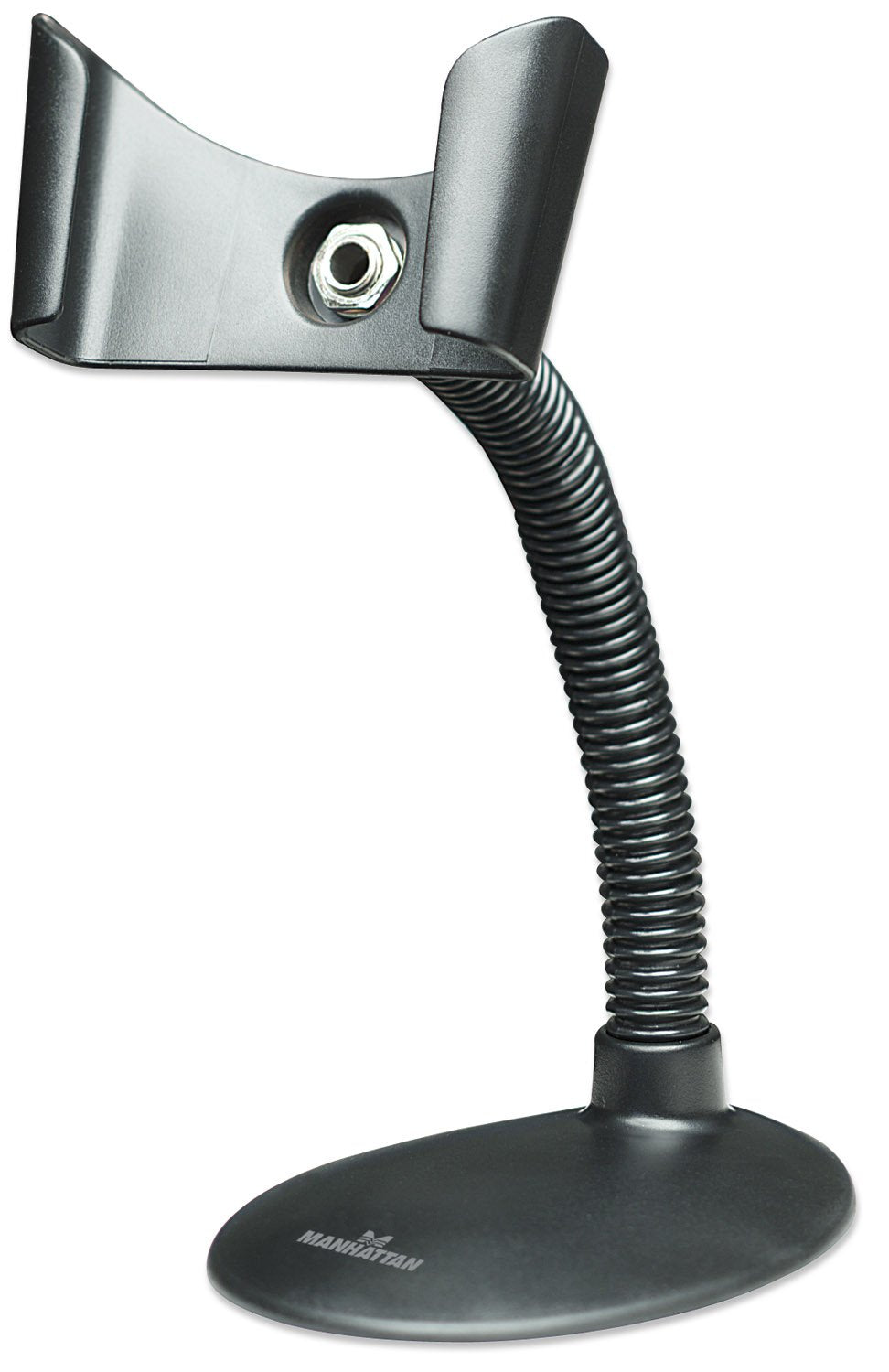 Manhattan Halterung für Barcodescanner (Schwanenhals mit Basis) schwarz 460842 Barcodescanner Halter