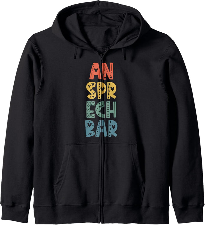ansprechbar Kapuzenjacke