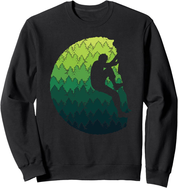 Bouldern Freiklettern Jungen Berge Klettern Herren Sweatshirt