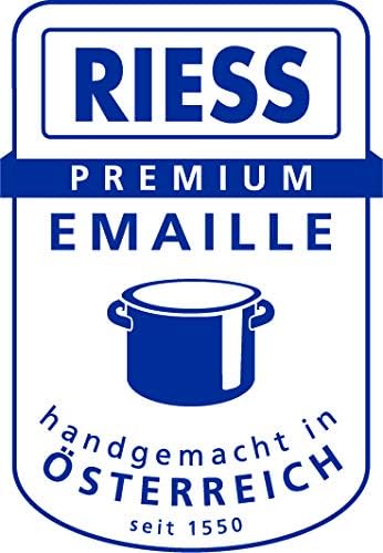 Riess, 0127-020, Kasserolle mit Deckel 14cm, 0.75L, Classic, COLOR ROT, LBH 20,3 x 15,9 x 11,5cm, Ge