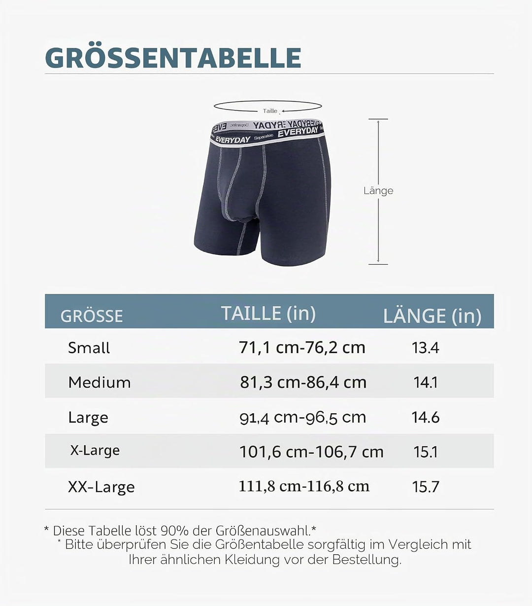 Separatec Boxershorts Herren 7er Pack aus Weicher Baumwolle Unterhosen Männer mit Unterstützender Se