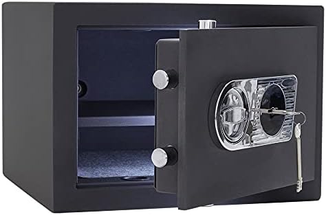 SafeHero Möbeltresor Klasse 1 EN 1143-1 Secureo Falcon 2 | H300xB420xT390 mm | 38 kg | Doppelbartsch