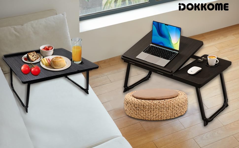 Laptoptisch Bett Klappbar Laptop Betttisch Notebooktisch Bed Table Esstablett Bed Tray FrüHstück im
