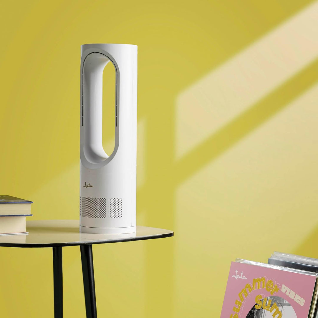 JATA JVSA3430 - Ventilator ohne Flügel, kompakt, 15 W, leise mit 5 Geschwindigkeitsstufen, Oszillati