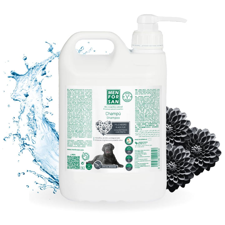 Menforsan 8414580005348 Schwarzes Haar Shampoo, 5000 ml