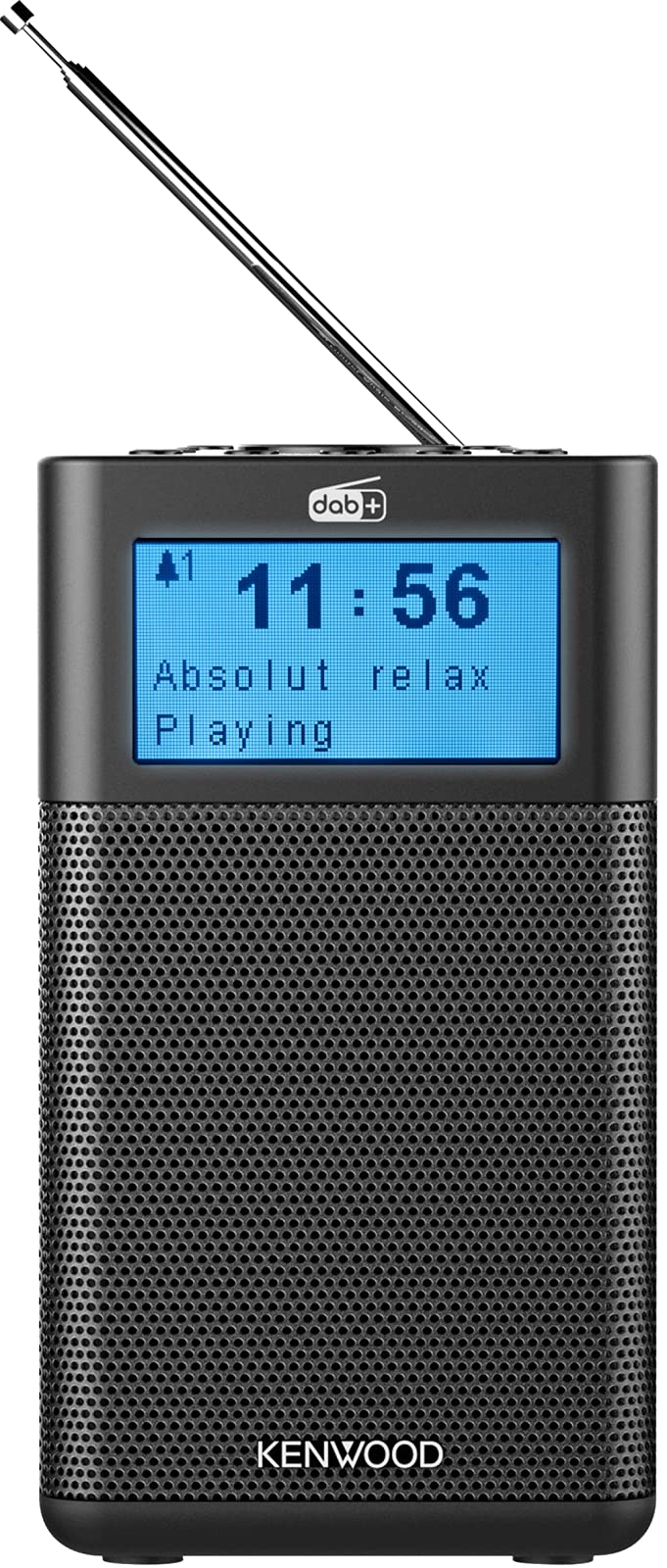 Kenwood CR-M10DAB-B Kompaktradio (DAB+, UKW, Bluetooth, Line-In, Kopfhöreranschluss, Weckfunktion, F