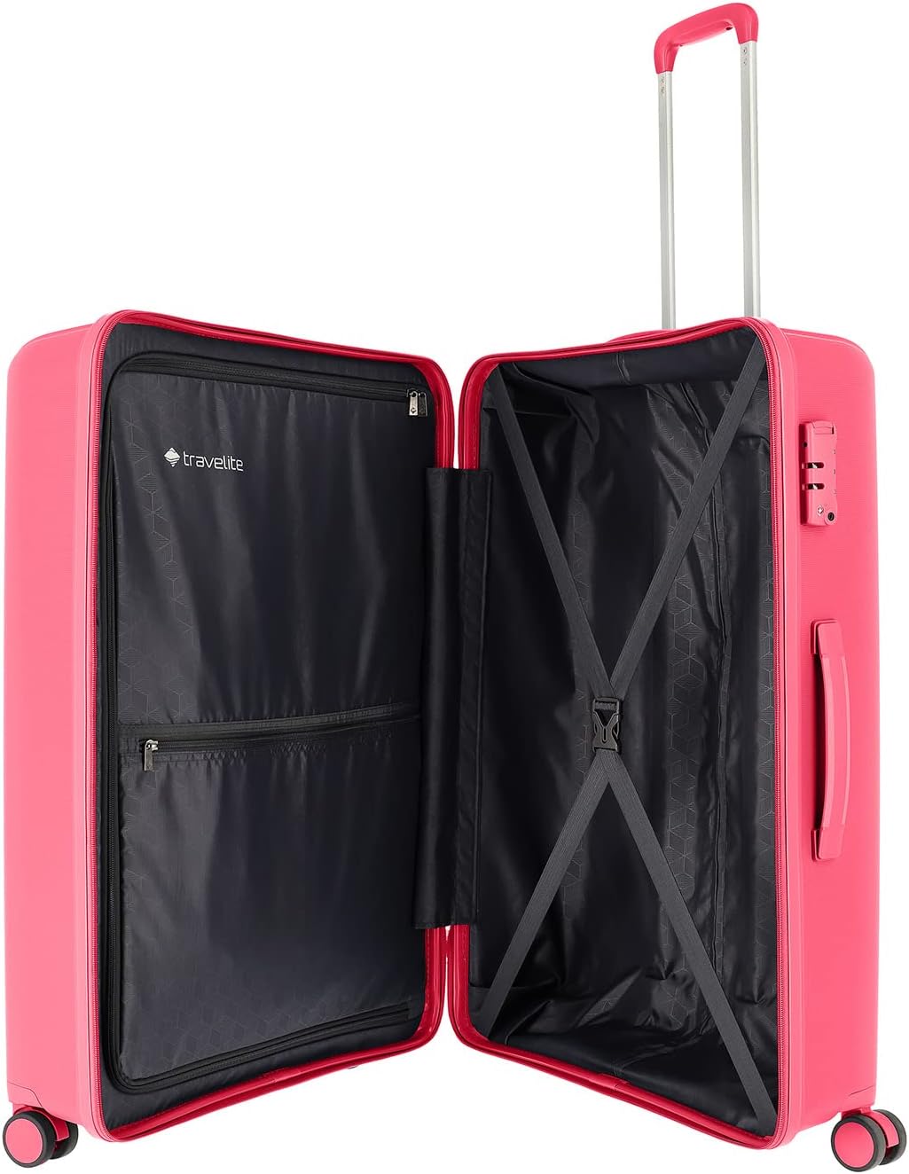Travelite Vaka - 4-Rollen-Trolley 75 cm L cyclam, Cyclam